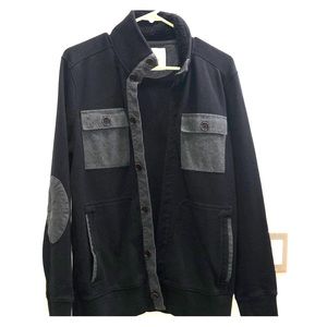 Men’s Banana Republic cotton black jacket size med